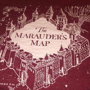 The Marauders Map quarter sleeve